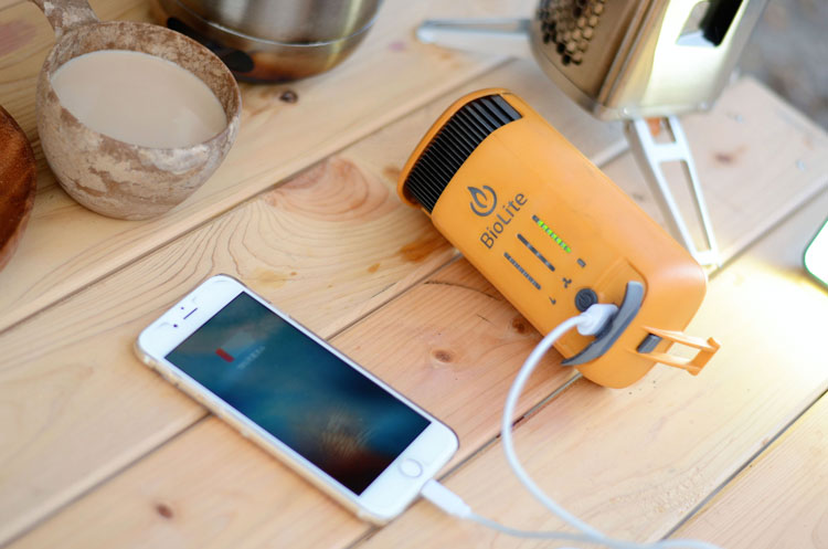 焚き火で発電！